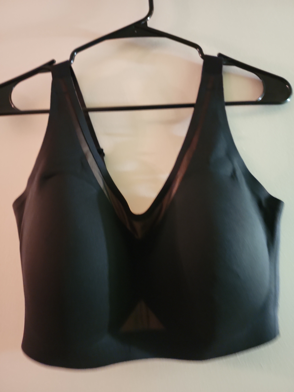 Honeylove Cloudfuse Crossflex Wirefree Black Seamless Bra- Women Intimates
